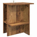 vidaXL Dohányzóasztal 2 pcs Antik Fa 40 x 30 x 49 cm Szerelt Fa