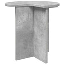 vidaXL Oldal asztal 2 pcs Betonszürke Ø 39 x 38 cm Szerelt Fa