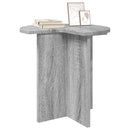 vidaXL Oldal asztal 2 pcs Szürke Sonoma Ø 39 x 38 cm Szerelt Fa