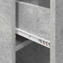 vidaXL Ágyat tartó szekrény Betonszürke 29 x 31,5 x 49 cm Szerelt Fa