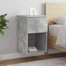 vidaXL Ágyat tartó szekrény 2 db Betonszürke 29 x 31,5 x 49 cm
