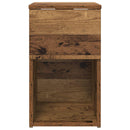 vidaXL Ágyat tartó szekrény Antik Fa 29 x 31,5 x 49 cm Szerelt Fa