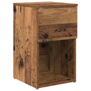 vidaXL Ágyat tartó szekrény 2 db Antik Fa 29 x 31,5 x 49 cm Szerelt Fa