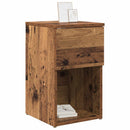 vidaXL Ágyat tartó szekrény 2 db Antik Fa 29 x 31,5 x 49 cm Szerelt Fa