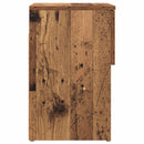 vidaXL Ágyat tartó szekrény 2 db Antik Fa 29 x 31,5 x 49 cm Szerelt Fa