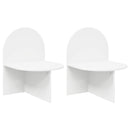 vidaXL Éjjeli asztal 2 pcs Fehér 48 x 49 x 65 cm Mérnöki fa