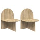 vidaXL Éjjeli asztal 2 pcs Sonoma Tölgy 48 x 49 x 65 cm Mérnöki fa
