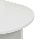 vidaXL Éjjeli asztal 2 pcs Magasfényű Fehér 48 x 49 x 65 cm Mérnöki fa