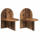 vidaXL Éjjeli asztal 2 pcs Antik Fa 48 x 49 x 65 cm Mérnöki fa