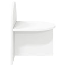 vidaXL Éjjeli asztal Fehér 40 x 35,5 x 45,5 cm Mérnöki fa