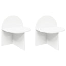 vidaXL Éjjeli asztal 2 pcs Fehér 40 x 35,5 x 45,5 cm Mérnöki fa
