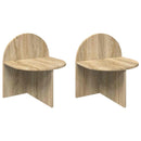 vidaXL Éjjeli asztal 2 pcs Sonoma Tölgy 40 x 35,5 x 45,5 cm Mérnöki fa