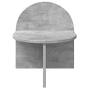 vidaXL Éjjeli asztal Betonszürke 40 x 35,5 x 45,5 cm Mérnöki fa