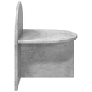 vidaXL Éjjeli asztal Betonszürke 40 x 35,5 x 45,5 cm Mérnöki fa