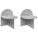 vidaXL Éjjeli asztal 2 db Betonszürke 40 x 35,5 x 45,5 cm Mérnöki fa