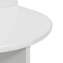 vidaXL Éjjeli asztal 2 db Magasfényű Fehér 40 x 35,5 x 45,5 cm