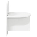 vidaXL Éjjeli asztal 2 db Magasfényű Fehér 40 x 35,5 x 45,5 cm