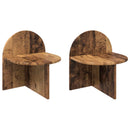 vidaXL Éjjeli asztal 2 pcs Antik Fa 40 x 35,5 x 45,5 cm Mérnöki fa