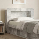 vidaXL Fejhajtó szekrény tárolóval Betonszürke Mérnöki fa
