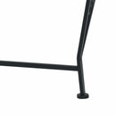 vidaXL Fa pad Ø 160 x 89 cm Acél Fekete Kerek