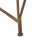 vidaXL Fa pad 4-Ülőhelyek száma 160 x 80 x 44 cm Acél Antik Barna