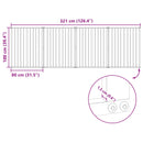 vidaXL Kutya Kapu 4 pcs Fekete 80 x 100 cm Horganyzott acél