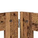 vidaXL Összecsukható kutyakerítés állványokkal 4 pcs Antik Fa 321 cm