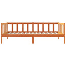 vidaXL Ágykeret fejtámlával Faggyú barna 90 x 190 cm Tömör fenyőfa