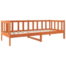 vidaXL Ágykeret fejtámlával Faggyú barna 80 x 200 cm Tömör fenyőfa
