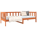 vidaXL Ágykeret fejtámlával Faggyú barna 90 x 190 cm Tömör fenyőfa