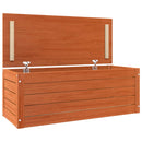 vidaXL Tároló Doboz Faggyú barna 89 x 36,5 x 33 cm Tömör fenyőfa