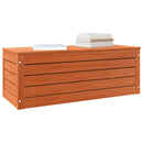 vidaXL Tároló Doboz Faggyú barna 89 x 36,5 x 33 cm Tömör fenyőfa