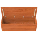 vidaXL Tároló Doboz Faggyú barna 109 x 36,5 x 33 cm Tömör fenyőfa