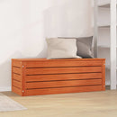 vidaXL Tároló Doboz Faggyú barna 109 x 36,5 x 33 cm Tömör fenyőfa