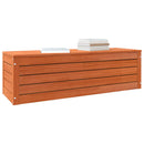 vidaXL Tároló Doboz Faggyú barna 109 x 36,5 x 33 cm Tömör fenyőfa