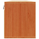 vidaXL Fali Szekrény 2 pcs Faggyú barna 80 x 30 x 35 cm Tömör fenyőfa