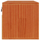 vidaXL Fali Szekrény Faggyú barna 60 x 30 x 30 cm Tömör fenyőfa