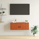 vidaXL Fali Szekrény Faggyú barna 80 x 30 x 30 cm Tömör fenyőfa