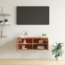 vidaXL Fali Szekrény Faggyú barna 80 x 30 x 30 cm Tömör fenyőfa