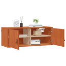 vidaXL Fali Szekrény Faggyú barna 80 x 30 x 30 cm Tömör fenyőfa