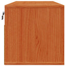 vidaXL Fali Szekrény Faggyú barna 80 x 30 x 30 cm Tömör fenyőfa