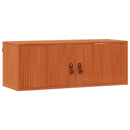 vidaXL Fali Szekrény 2 pcs Faggyú barna 80 x 30 x 30 cm Tömör fenyőfa