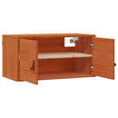 vidaXL Fali Szekrény 2 pcs Faggyú barna 80 x 30 x 30 cm Tömör fenyőfa