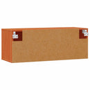 vidaXL Fali Szekrény 2 pcs Faggyú barna 80 x 30 x 30 cm Tömör fenyőfa