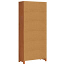 vidaXL Könyvespolc Faggyú barna 80 x 35 x 183 cm Tömör fenyőfa