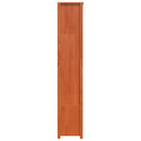 vidaXL Könyvespolc Faggyú barna 80 x 35 x 183 cm Tömör fenyőfa