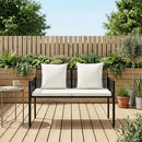 vidaXL Kültéri padok 2 -Seater 116 x 56 x 75 cm polirattan