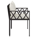 vidaXL Kültéri padok 2 -Seater 116 x 56 x 75 cm polirattan