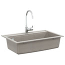 vidaXL Mosogató Szürke 795 x 505 mm Gránit
