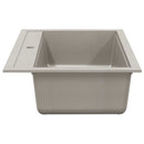 vidaXL Mosogató Szürke 795 x 505 mm Gránit